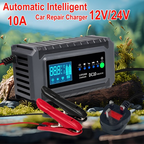 10a car battery charger - battery, 12v