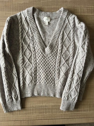 Women grey cable knit - h&m, cable-knit