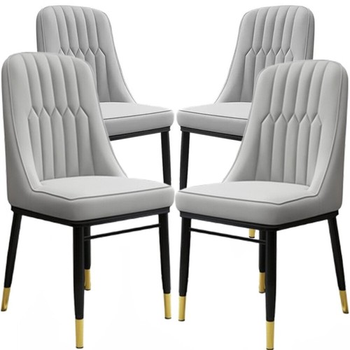 4pcs dining chairs - dining, leather