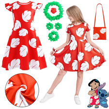 Kids Girls Lilo Stitch Cosplay