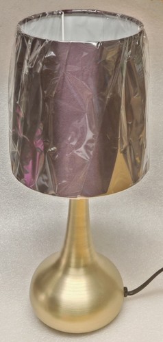 Satin purple shade gold metal - gold,