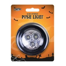 Halloween Pumpkin Push Light