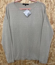 Ladies Chesca Long Sleeve Blouse Top. Uk 16-18. Sand. Sparkly. RRP £79. BNWT