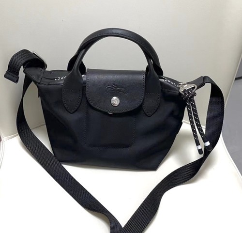 Longchamp pliage mini black - mini,