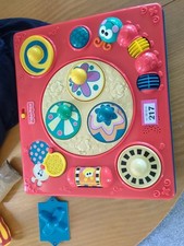 Vintage Fisher Price Activity Centre Toy 2011 Mattel Working With/Without Batter
