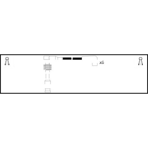 Leads ignition cables kit - ht,