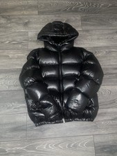 Zara Men's Silver Puffer