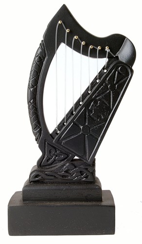Irish turf bardic harp - irish,
