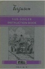 Ferguson Subsoiler Operators Manual