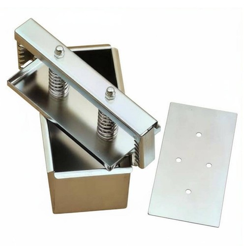 Stainless steel meat press - stainless,