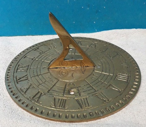 Vintage sun dial - vintage, hours)
