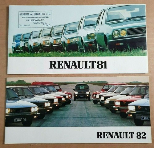 Renault sales booklets - x,