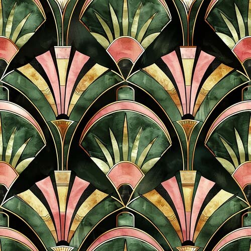 20x green pink pastel art - green,