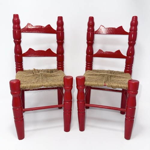Vintage two small - small, red