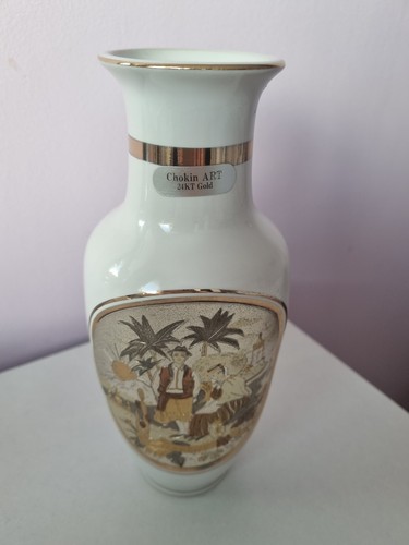 Chokin art vase - ,