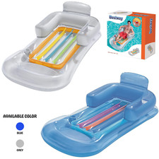 Inflatable Pocket Fashion Designer Lounger Lilo Float Swimming Pool Air Bed Mat