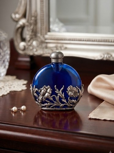 Vintage cobalt blue glass - cobalt,