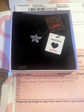 Pandora Stranger Things Demogorgon Silver Ring Size 58 Brand New In Box Genuine