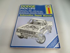 Dodge Pick Ups  1974 thru 1991
