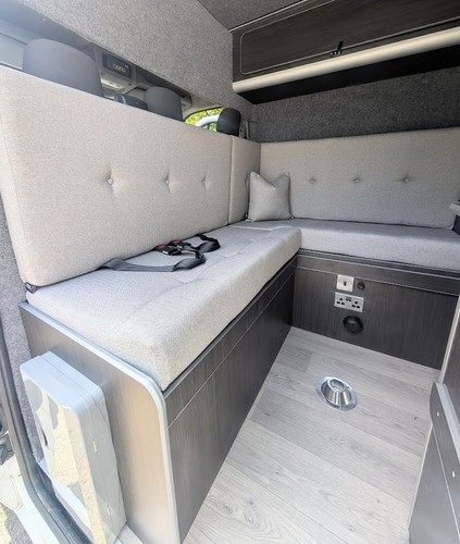 Herringbone custom camper van - herringbone,