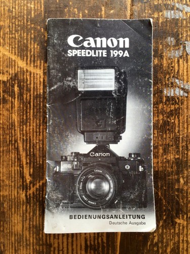 Canon speedlite 199a - speedlite,