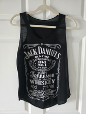 Womens Jack Daniels Tank Top- Black- Med