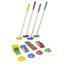 Garden Games Wooden Crazy Golf Set for Kids, Children's Garden Mini Golf Course