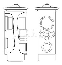 Expansion Valve, air conditioning for MERCEDES-BENZ:SL,CLS,SLR,W203,S203