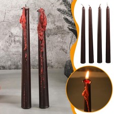 Tears Candles -Box of 4 Black Dripping Red Blood Effect Halloween Gothic U6U2