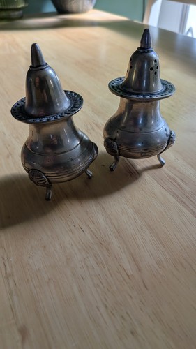 Antique vintage salt and - vintage,