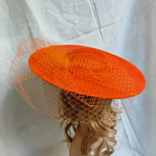 Orange veil veiling wide - veil,