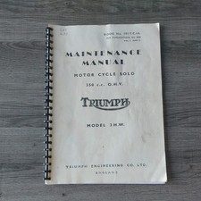 TRIUMPH 3HW WAR DEPARTMENT