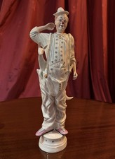 Vintage Ceramic Or Porcelain Clown Figurine. By Galos of Port Arthur.