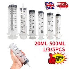 20-500ML Reusable Big Large Plastic Hydroponics Nutrient Measuring Syringe 2025