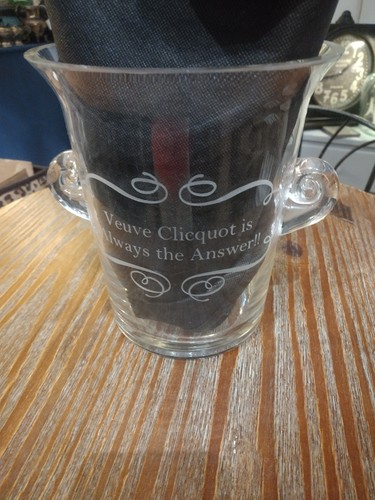 Rare glass veuve clicquot - glass,