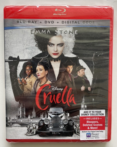 Cruella blu ray - cruella, dvd