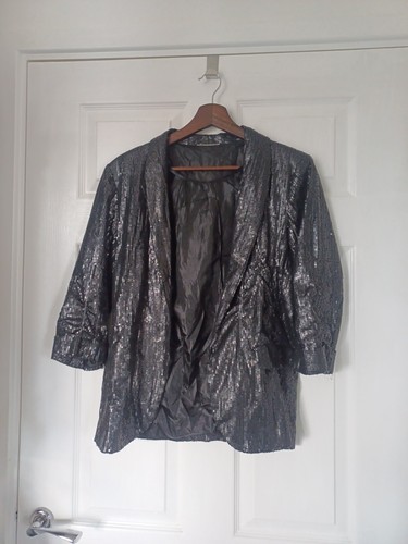 Sequin jacket 3 4 - sequin,