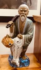 JAPANESE FISHERMAN FIGURINE