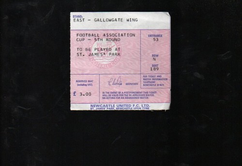 Used ticket newcastle united - -,