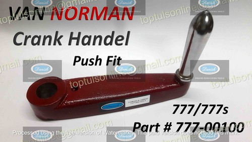 Van norman 777 - 777-s, boring