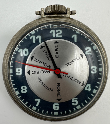 Vintage westclox world time - world,