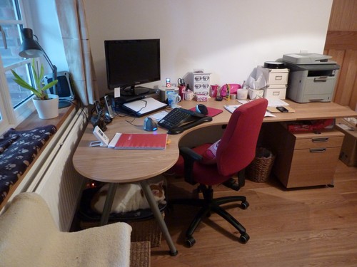 Ikea galant corner desk - galant, oak