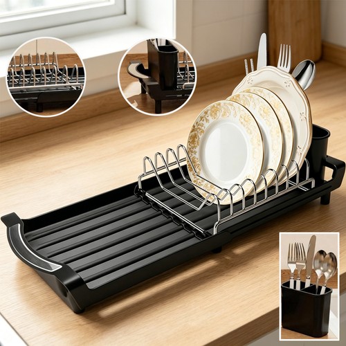 Compact dish drainer - dish,