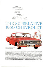 1960 Print Ad Chevrolet