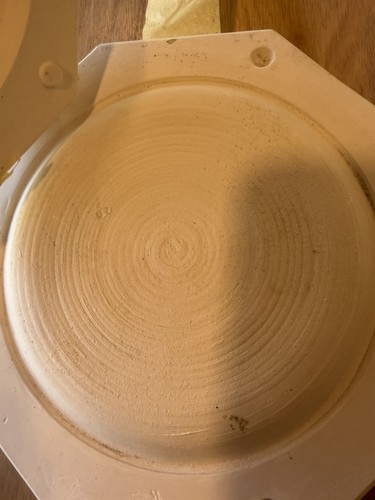 Duncan salad plate slip mould - duncan,