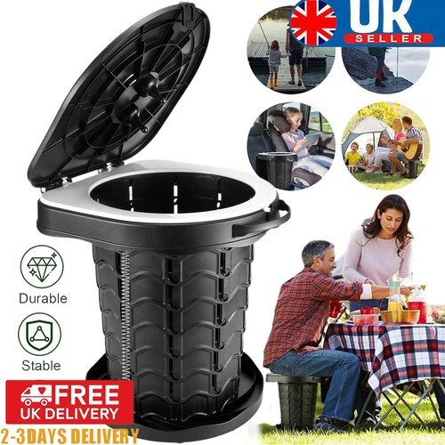Folding camping toilet - folding,