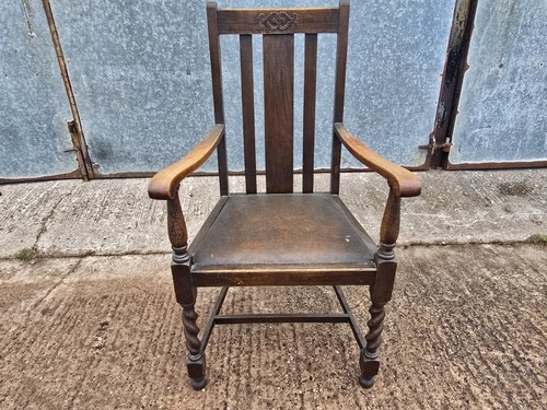 Antique barley twist carver - antique,