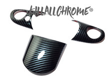 For MINI R53 Carbon Fibre Look Steering Wheel Spoke Covers R50  Multi Function 