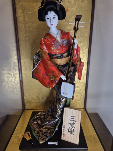 Large japanese geisha - japanese, doll