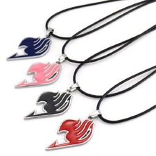 1pc Japanese Anime Fairy Tail Natsu Dragneel Figure Guild Pendant Necklace